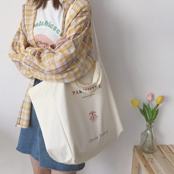 Timeless Elegance: Japanese Canvas Handbag