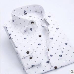 Faithful Elegance Men's Floral Slim Fit Shirt