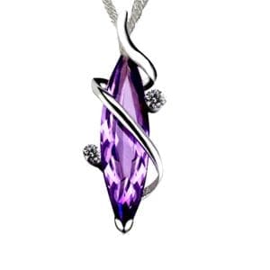 Purple Amethyst Necklace