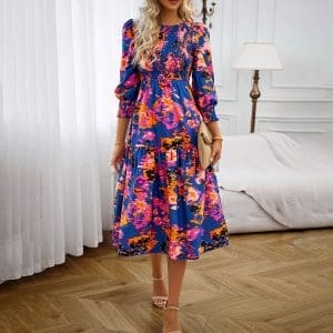 Autumn Temperament Elegant Dress