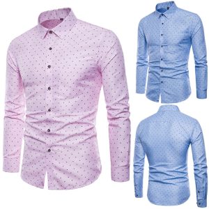 Men's Slim-fit Floral Shirt
