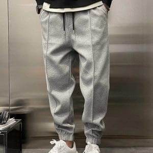Men's Loose-Fit Polyester Trousers