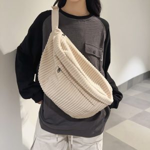 Urban Faith Corduroy Flap Bag