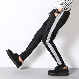 Classic Striped Pencil Pants