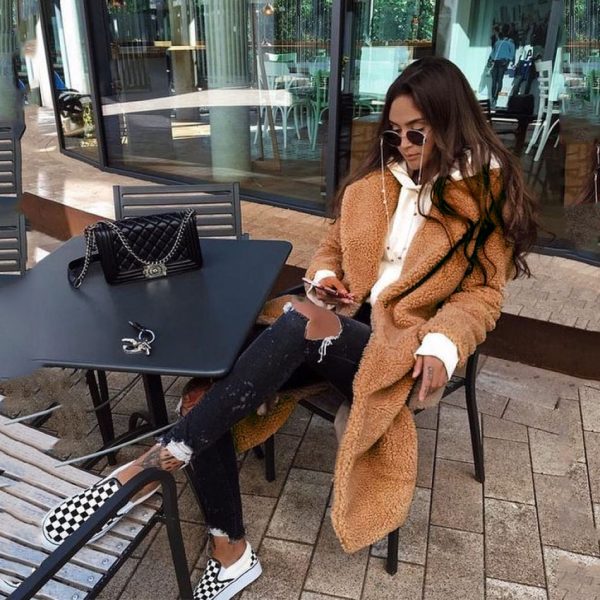Christian Women's Long Coat