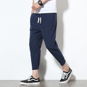 Casual Men's Pants - Breathable & Stylish