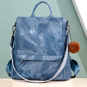 versatile PU backpack for women