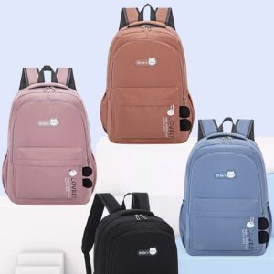 Curved shoulder strap backpack