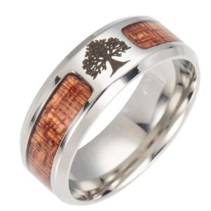Rooted in Christ: Men’s Tree of Life Ring – Strength, Faith, and Legacy